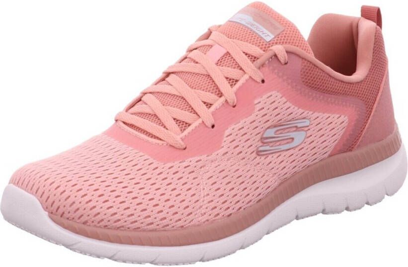 Skechers Bountiful Quick Path 12607-ROS Vrouwen Roze Sneakers Sportschoenen