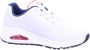 Skechers Sneakers met sleehak Uno Stand on Air Vrijetijdsschoen lage schoen veterschoen met fijne perforatie - Thumbnail 62