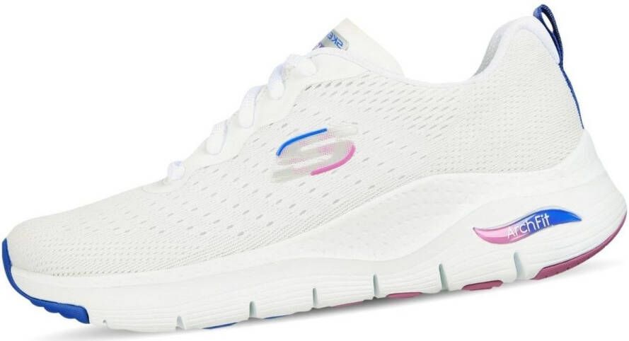 Skechers Arch Fit-Infinity Cool 149722-WMLT Vrouwen Wit Sneakers - Foto 7