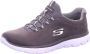 Skechers Summits Itz Bazik dames sneakers Grijs Extra comfort Memory Foam - Thumbnail 4