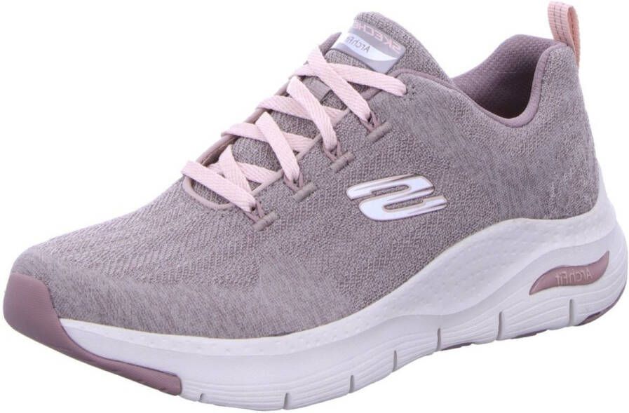 Skechers 149414 Arch Fit Comfy Wave Damesschoenen Sneaker DKTP-Bruin - Foto 4