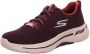 Skechers Go Walk Arch Fit Unify 124403-BURG Vrouwen Kastanjebruin Sneakers - Thumbnail 2