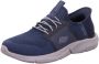 Skechers Ingram Brackett Sneakers blauw Textiel - Thumbnail 3