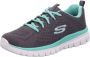 Skechers Graceful-Get Connected 12615-CCGR Vrouwen Grijs Sneakers Sportschoenen - Thumbnail 3
