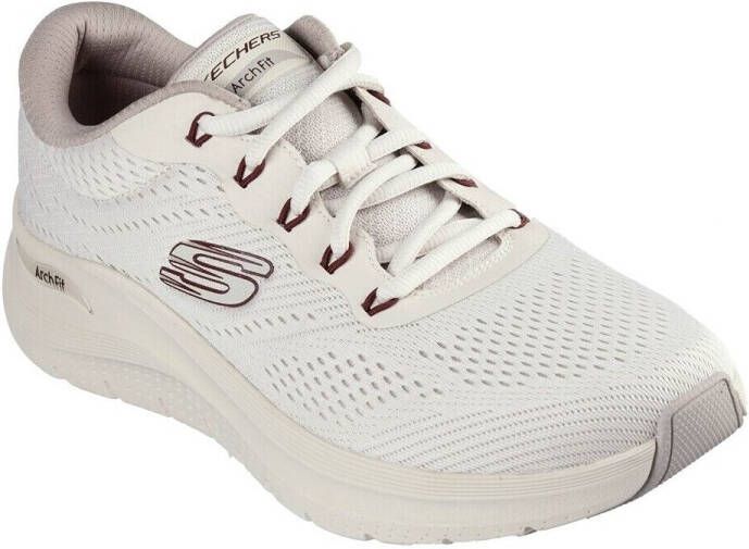 Skechers Comfortabele Vegan Sneaker met Arch Support Beige - Foto 5