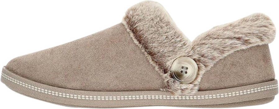 Skechers Cozy Campfire gevoerde dames pantoffels Beige Maat Extra comfort Memory Foam40 - Foto 9