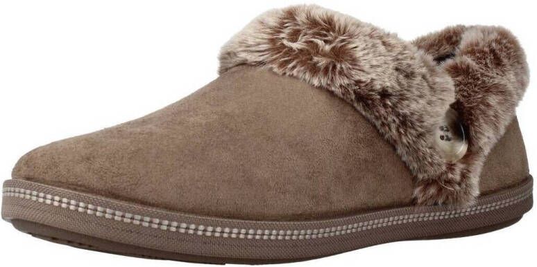 Skechers Cozy Campfire gevoerde dames pantoffels Beige Maat Extra comfort Memory Foam40 - Foto 10