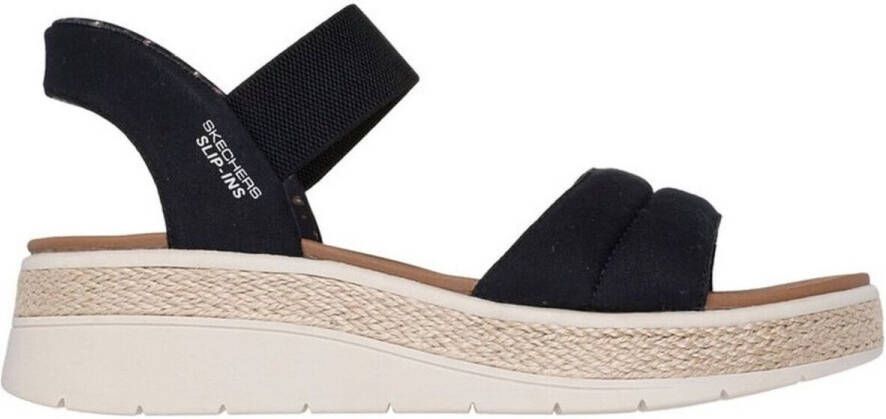 Skechers Sandalen BOBS SUN RAY wig sandaal sandalette plateausandaal met plush foam - Foto 4