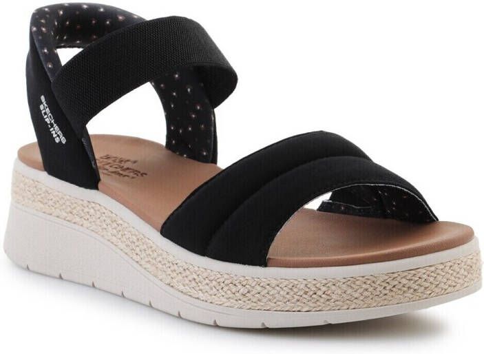 Skechers Sandalen BOBS SUN RAY wig sandaal sandalette plateausandaal met plush foam - Foto 3