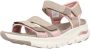 Skechers Arch FIT Platte Sandalen Beige Dames - Thumbnail 3