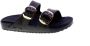 Skechers Arch Fit Cal Breeze-Goud Star Dames Slippers Zwart - Thumbnail 2