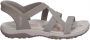 Skechers Slip-Ins Reggae Slim Sandalen Beige - Thumbnail 3
