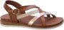 Skechers Desert Kiss Low Peak Rank Dames Sandalen Bruin - Thumbnail 2