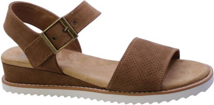 Skechers Sleehaksandaaltjes Desert Kiss Sandaal wedge zomerschoen in vegan uitvoering - Foto 3