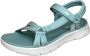 Skechers Sandalen GO WALK FLEX SANDAL-SUBLIME-X zomerschoen sandaal klittenbandschoen met goga mat voetbed - Thumbnail 3