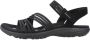 Skechers Reggae Slim Coffee dames sandalen zwart Extra comfort Memory Foam - Thumbnail 3