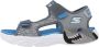 Skechers S-Slights Creature of Splash sandalen met lampjes grijs Jongens Imitatieleer 28 - Thumbnail 3