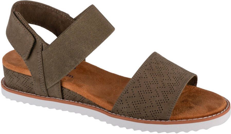Skechers Bobs Memory Foam Sandaal Dames Groen