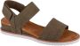 Skechers Bobs Memory Foam Sandaal Dames Groen - Thumbnail 2