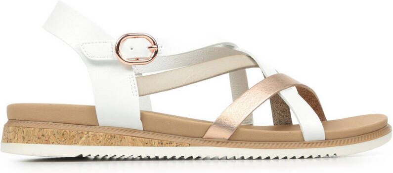 Skechers Desert Kiss Low Peak Rank Dames Sandalen Wit - Foto 2