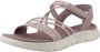 Skechers Sandalen GO WALK FLEX SANDAL instapschoen zomerschoen plateausandaal met goga mat voetbed - Thumbnail 2