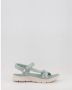 Skechers Groene Sandalen met Stoffen Voering Green Dames - Thumbnail 2