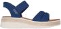Skechers Sandalen BOBS SUN RAY wig sandaal sandalette plateausandaal met plush foam - Thumbnail 2