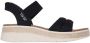 Skechers Sandalen BOBS SUN RAY wig sandaal sandalette plateausandaal met plush foam - Thumbnail 2