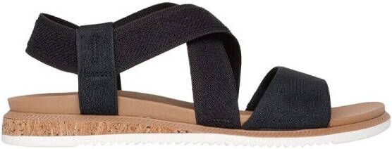 Skechers Bobs Desert Kiss Low Sandalen Plat Zwart - Foto 8