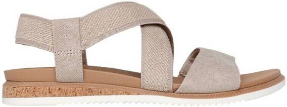Skechers Bobs Desert Kiss Low Sandalen Plat beige - Foto 3