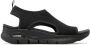 Skechers Arch Fit–City Catch 119236 BBK Vrouwen Zwart Sandalen - Thumbnail 4