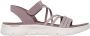 Skechers Sandalen GO WALK FLEX SANDAL instapschoen zomerschoen plateausandaal met goga mat voetbed - Thumbnail 4