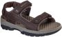 Skechers Bruine Herensandalen met Klittenbandsluiting en Luxe Foam Bruin Heren - Thumbnail 6