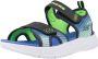 Skechers Microspe Splash Jongens Sandalen Zwart - Thumbnail 2
