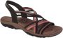 Skechers Reggae Slim Simply Stretch Sandalen Plat donkerbruin - Thumbnail 5