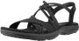 Skechers Reggae Slim Sunnyside 163185-BBK Vrouwen Zwart Sandalen - Thumbnail 2