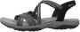 Skechers Reggae Slim Turn It Up 163117-BLK Vrouwen Zwart Sandalen - Thumbnail 4