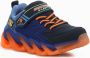 Skechers S Lights Mega Surge Jongens Sneakers Navy Orange - Thumbnail 2