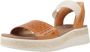 Skechers Slip-ins Bobs Sun Ray Step Aside Dames Sandalen Luggage - Thumbnail 3