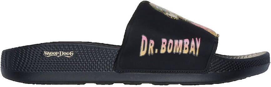 Skechers Snoop Dogg Hyper Slide Dr. Bombay 251015-BBK Mannen Zwart Slippers - Foto 2