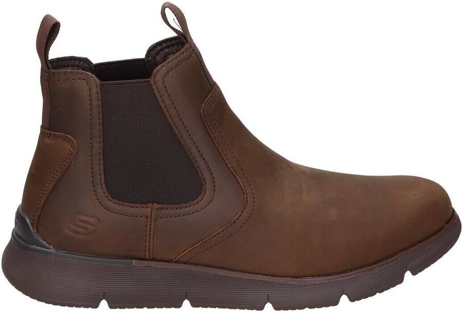 Skechers Augustino Paulo Laarzen Black Heren