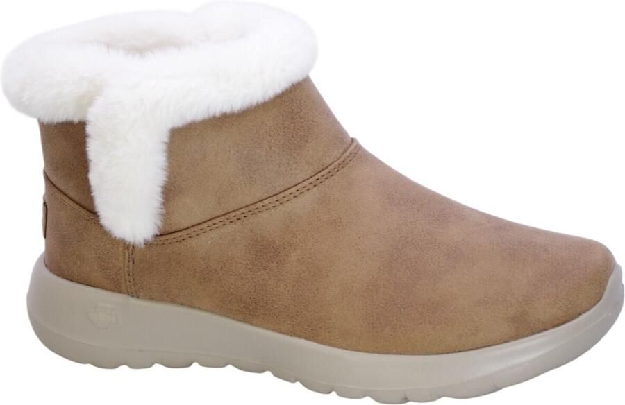 Skechers On the GO Joy Endeavor Dames Gevoerde Winterlaarzen Boots Bruin 144013-CSNT - Foto 4