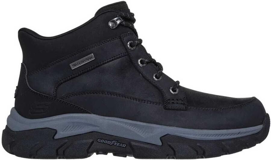 Skechers Slip-Ins Waterproof Relaxed Fit Veterschoenen Hoog zwart
