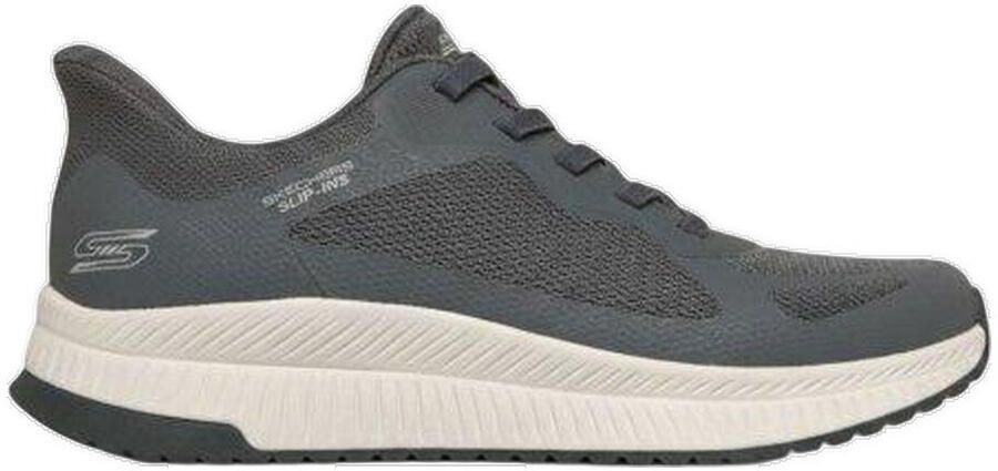Skechers Slip-ins: BOBS Squad 4 heren sneakers grijs Extra comfort Memory Foam