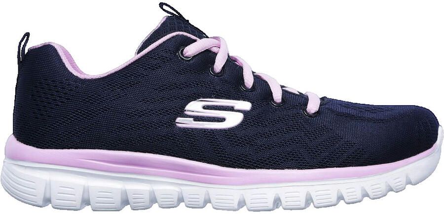 Skechers Graceful Get Connected dames sneakers blauw Extra comfort Memory Foam - Foto 5