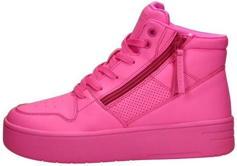 Skechers Court High sneakers roze Meisjes Imitatieleer Effen 36 - Foto 6