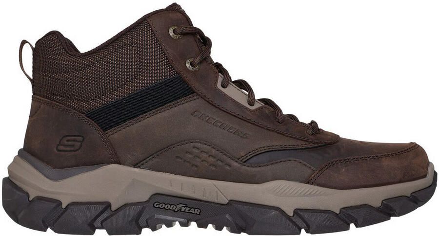 Skechers Santoro Hopkins Veterschoenen Hoog Donkerbruin