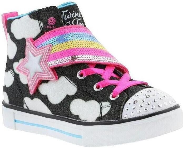 Skechers Twinkle Toes: Twinkle Sparks sneakers Zwart - Foto 4