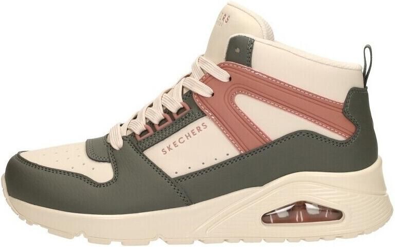 Skechers Uno-High Regards Dames Sneakers Crème Multicolour - Foto 6