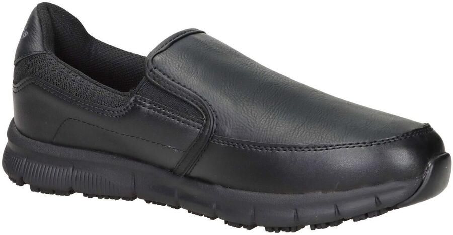 Skechers Work Relaxed Fit NAMPA GROTON Werkschoenen Sneakers Heren Schoenen 77157EC Zwart - Foto 6